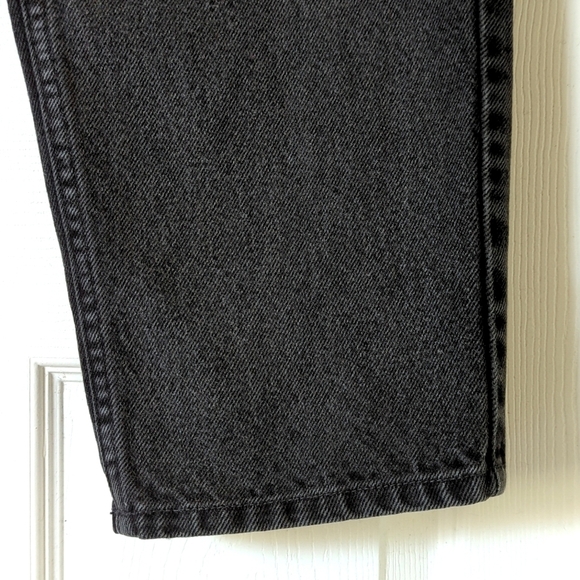 L.L. Bean 90's Vintage Original Fit Traditional High Rise Denim Jeans Black 16 - Picture 15 of 15